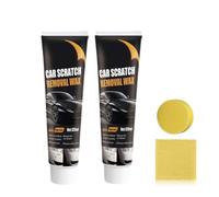 Effaceur de rayures pour voiture, Cire réparatrice,Polish rénovateur de brillance, Élimination durable des rayures, des tourbillons et des éraflures,Kit de réparation de peinture pour (2 pièce)