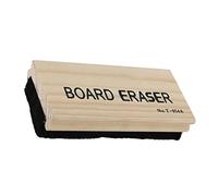 Effaceur de tableau noir en bois et feutre sans poussière Fournitures scolaires de bureau 12.7 * 5.7 * 2.6cm