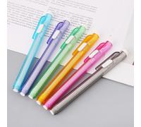 Effaceur En Forme De Stylo À Pression Créatif Q1jc, Accessoire De Papeterie Scolaire Et De Bureau Pour Dessin Et Écriture