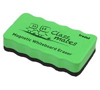Effaceur magnétique Trodat pour tableau blanc - de couleur vert - Taille : 10,5 x 5,5 x 1,8 cm - idéal pour enlever toutes les marques de feutres sur tableau blanc