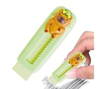 Effaceurs rétractables coulissants - Effaceur à tirer Capybara, accessoire de crayon d'art rétractable, outil de bureau miniature coulissant, gomme de dessin animé, dessin dessin dessin croquis |