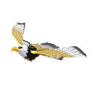 Effaroucheur d'oiseaux Flying Hawk Leurre à suspendre Hawk Flying Eagle Bird Scarer avec pour un rangement plus facile - pour oiseaux, souris, écureuils, lapins et autres ou rongeurs, dissuas