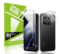 Effcotuo 2 Pièces Verre Trempé pour Xiaomi Mi 15T Pro/ 15T 5G Protection écran 2 Pièces Caméra Arrière Protecteur Film Anti Rayures sans Bulles d'air -Ultra Transparent 9H Glass