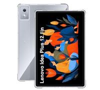 Effcotuo Coque Compatible avec Lenovo Idea Tab Plus Tablet 12.1“ Etui Antichoc Cover Case Housse de Protection en Silicone Soft TPU Souple, Mince et Limpide, Transparent