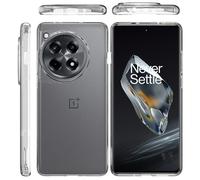 Effcotuo Coque Compatible avec Oneplus 12R Etui Antichoc Cover Case Housse de Protection en Silicone Soft TPU Souple, Mince et Limpide, Transparent