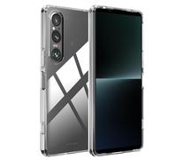 Effcotuo Coque Compatible avec Sony Xperia 1 VI Etui Antichoc Cover Case Housse de Protection en Silicone Soft TPU Souple, Mince et Limpide, Transparent