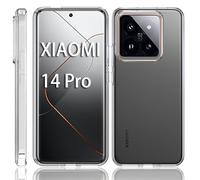 Effcotuo Coque Compatible avec Xiaomi Mi 14 Pro Etui Antichoc Cover Case Housse de Protection en Silicone Soft TPU Souple, Mince et Limpide, Transparent