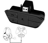 Effdrdfs Adaptateur de casque stéréo pour Xbox One, casque de microphone, pour Xbox One/One S/Elite 1&2/Xbox Series X|S pour Game Sound Voice Chat