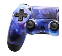 Effdrdfs Wireless Controller for PS-4, Controller Wireless for PS-4/Slim/PC, Bluetooth Gamepad Joystick with Dual Vibration Touch Panel 3.5mm Audio Jack Six-Axis Upgraded(Blue)