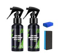 Effective Engine Warehouse Cleaner Spray, Car Coating Agent, Car Interior Automotive Dashboard Tool (2pcs)