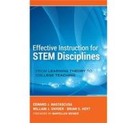Effective Instruction for STEM Disciplines by Edward J. Mastascusa Hardcover Book Edward J. Mastascusa (Auteur)
