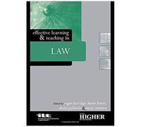Effective Learning And Teaching In Law