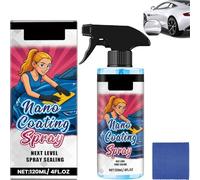 Effective Polish Spray for Car with Towel, Car Nano Coating Spray, Nano Polish Coating Agent for Cars, 3 in 1 Effective Auto Paint Ceramic Polishing Care Kit (1pcs)