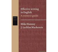Effective Writing In English