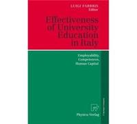 Effectiveness of University Education in Italy - SpringerVerlag Berlin and Heidelberg GmbH amp Co. KG - SpringerVerlag Berlin and Heidelberg GmbH amp Co. SpringerVerlag Berlin and Heidelberg GmbH amp 