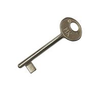 effedielle Clé PASSPARTOUT pour serrures de brevet marque AGB d'intérieur, finition nickelée, ouvre toutes les serrures de série CENTRO et série patent ancien type AGB