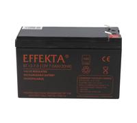 Effekta BT 12-7 VDS Batterie AGM VRLA 12V 7Ah Compatible 7,2Ah 8Ah 9Ah UPS