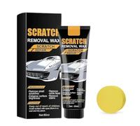 Effektives Kratzer-Reparatur- & Pflege-Wachs für Autos | Kratzerentferner-Set | Reparaturpaste | Dauerhafte Entfernung von Kratzern, Schlieren & Schrammen | Für alle Lacke (1 pièce)