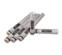 effektivo Lot de 100 tubes à pièces de monnaie Euro en carton, pour pièces de 2 centimes