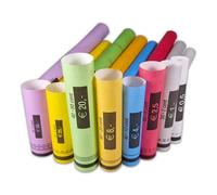 effektivo Lot de 100 tubes à pièces en carton, pour toutes les pièces en euro,