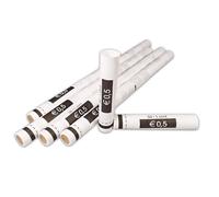 effektivo Lot de 100 tubes à pièces en euro, pour pièces de 1 centime