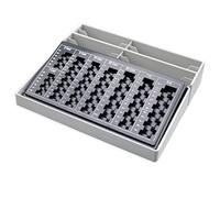 effektivo Planche de comptage pour pièces de Monnaie et Billets avec Compartiments Amovibles pour Billets