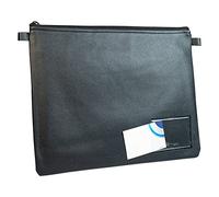 effektivo Porte-Monnaie XL avec fenêtre Noir Format A4