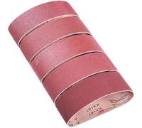 EffektWerk - Bandes Abrasives - 53,3x7,5 cm, 15 pièces - Grain 80/120/150/240/400 Papier Abrasif Oxyde d’Aluminium - Travail du Bois, Polissage/Affûtage du Métal, Rénovation de Peinture