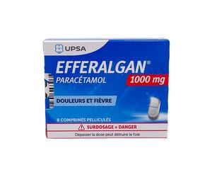 Efferalgan 1000mg boite de 8 comprimés pelliculés