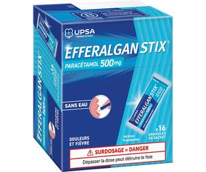 EFFERALGAN 500mg - Granulés en sachet Arôme Framboise 16 pc(s)