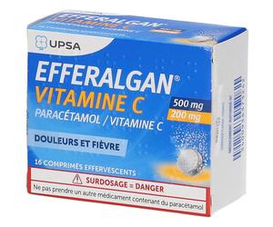 EFFERALGAN Vitamine C - Comprimés Effervescents 16 pc(s)