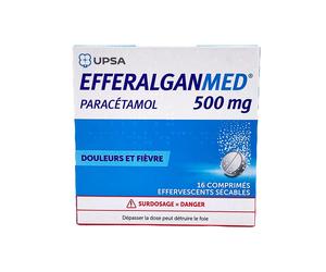 Efferalganmed 500mg boite de 16 comprimés effervescents sécables