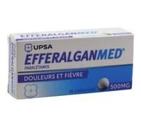 EfferalganMed 500mg Paracétamol Douleurs Et Fièvre 16 Comprimés