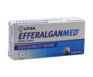 EfferalganMed 500mg Paracétamol Douleurs Et Fièvre 16 Comprimés