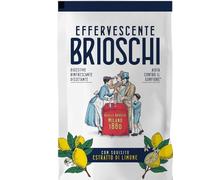 Effervescent Brioschi - Préparation granulaire effervescente, rafraîchissante et désaltérante avec extrait de citron exquis, qui soulage la sensation de gonflement après les repas - Enveloppe de 100 g