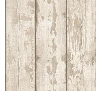 Arthouse Papier peint 694700 Imitation bois blanchi Crème/Blanc 10,05 m x 53 cm