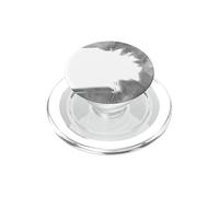 Effet de Lignes Fendues Gris esthétiques minimalistes PopSockets PopGrip pour MagSafe