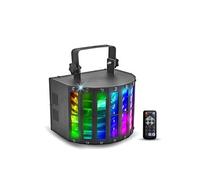 Effet de lumière derby DJ LED250, 9 LEDS de 3W - Mode Strobe - Mode Auto, rythme de la musique, DMX, Télécommande