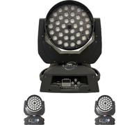 Effet de projecteur de scène, contrôle DMX, polyvalent pour les événements professionnels, 2 lumières, RGBWAUV 6in1