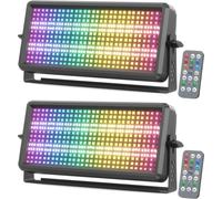 Effet de projecteur de scène, plusieurs modes de contrôle, effets de lumière réglables, ZQ06199-2pcs, prise EU