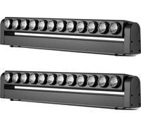 Effet de projecteur de scène, puissance 200W, 12 pièces de LED RGBW, contrôle DMX, 2STK, prise EU