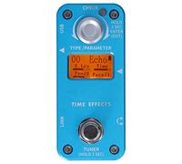 Effet Delay Reverb Pédale, Effector Pour Guitare Électrique, Aluminium Bleu - Son De Qualité Supérieure, Design Futuriste Et Rétro, Usage Scène Et Studio