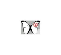 Effet Papillon Alsace Blanc (10x7cm) - Sticker/Autocollant