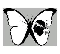 Effet Papillon Corse (15x10.5) - Sticker/Autocollant