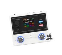 Effets De Guitare Accessoires Colorés Guitare Électrique Pocket Pédale Multi Effets Amplificateur Portable Analogique(White)