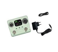 Effets De Guitare Acoustique Pédale D'effets Pour Guitare Avec Looper Et Boîte À Rythmes Double Enregistrement Stéréo De 5 Heures(Green EU)