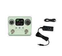 Effets De Guitare Acoustique Pédale D'effets Pour Guitare Avec Looper Et Boîte À Rythmes Double Enregistrement Stéréo De 5 Heures(Green US)