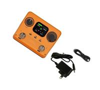 Effets De Guitare Pédale D'effets Pour Guitare Avec Looper Et Boîte À Rythmes Double Enregistrement Stéréo De 5 Heures(Orange AU)