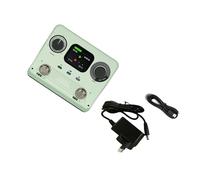 Effets De Guitare Pédale D'effets Pour Guitare Avec Looper Et Boîte À Rythmes Double Enregistrement Stéréo De 5 Heures(Green AU)