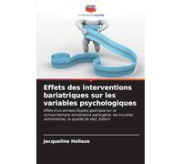 Effets des interventions bariatriques sur les variables psychologiques